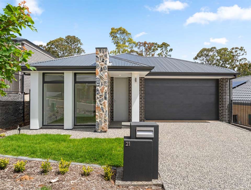 It is a house in Mount Barker with 4 bedrooms, 2 bathrooms, and 2 parking spaces.