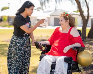 Sharyn Our client at EasAbility
